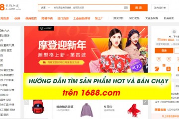 Bí quyết tìm kiếm sản phẩm hottrend trên website 1688