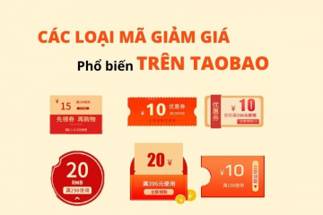 Các loại mã giảm giá và khuyến mãi Taobao giúp bạn mua hàng tiết kiệm hơn