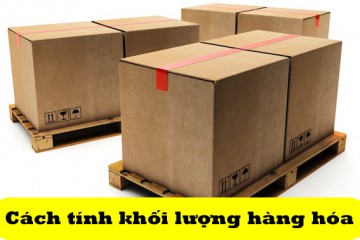 Cách tính khối lượng hàng hóa