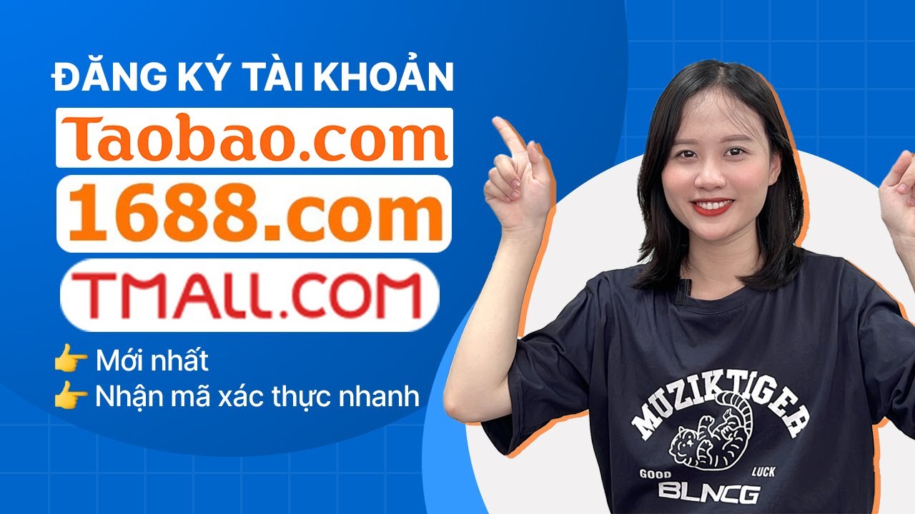 Hướng dẫn đăng ký tài khoản taobao 1688 tmall trên điện thoại siêu chi tiết  dễ hiểu - taobao1688 - YouTube